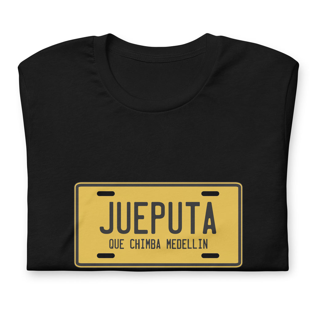 Playera Placa Jueputa LOSMIOS — Diseño exclusivo algodón premium