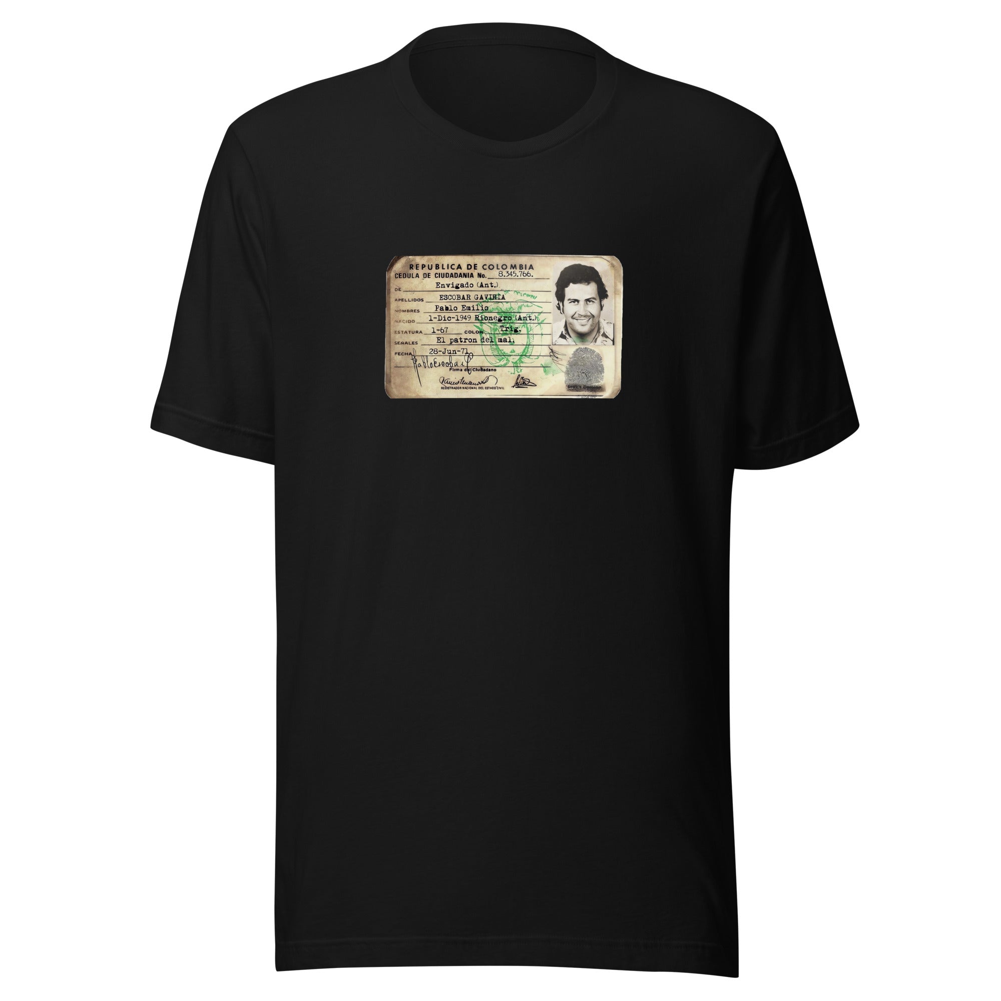 DNI Pablo Escobar — Pablo Escobar — LOSMIOS