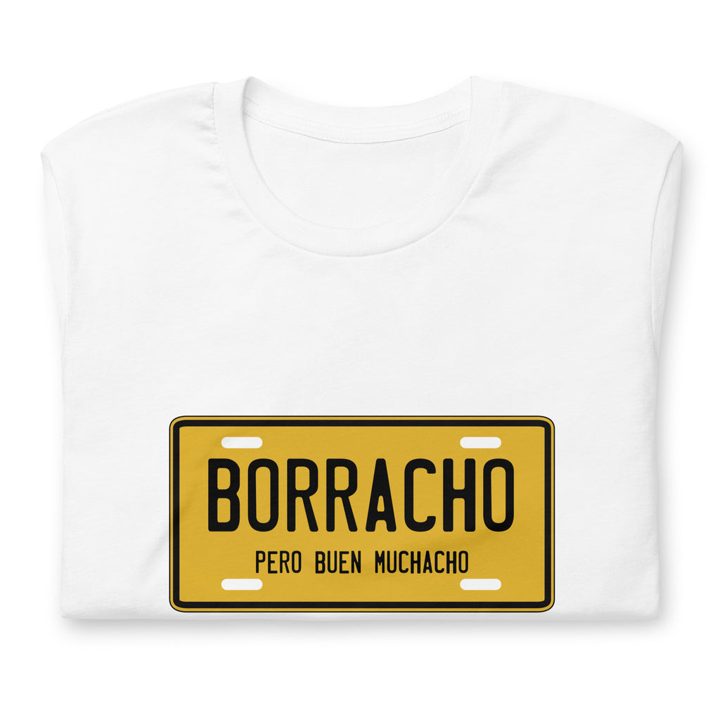 Playera Placa de Borracho LOSMIOS — Diseño exclusivo algodón premium