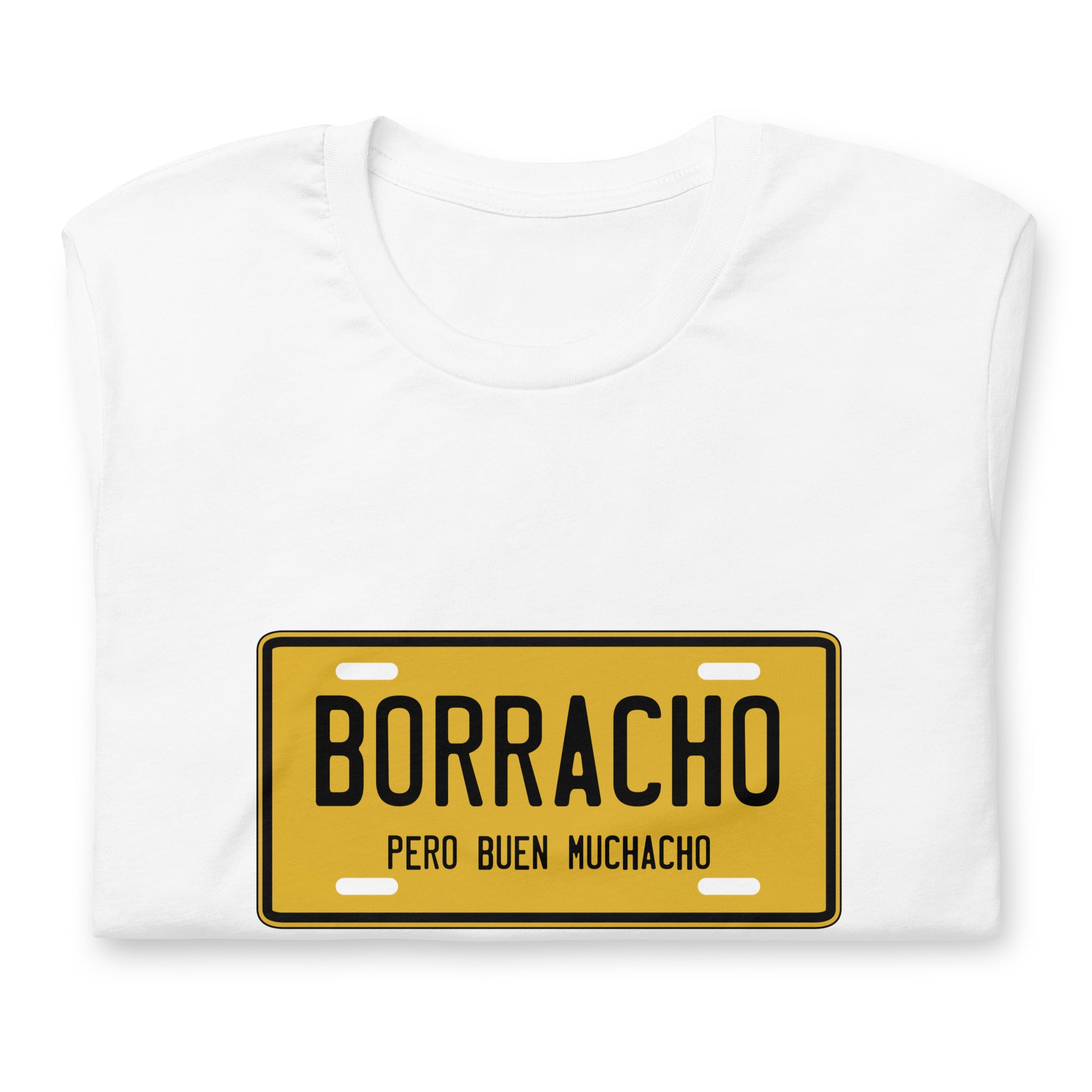 Playera Placa de Borracho LOSMIOS — Diseño exclusivo algodón premium
