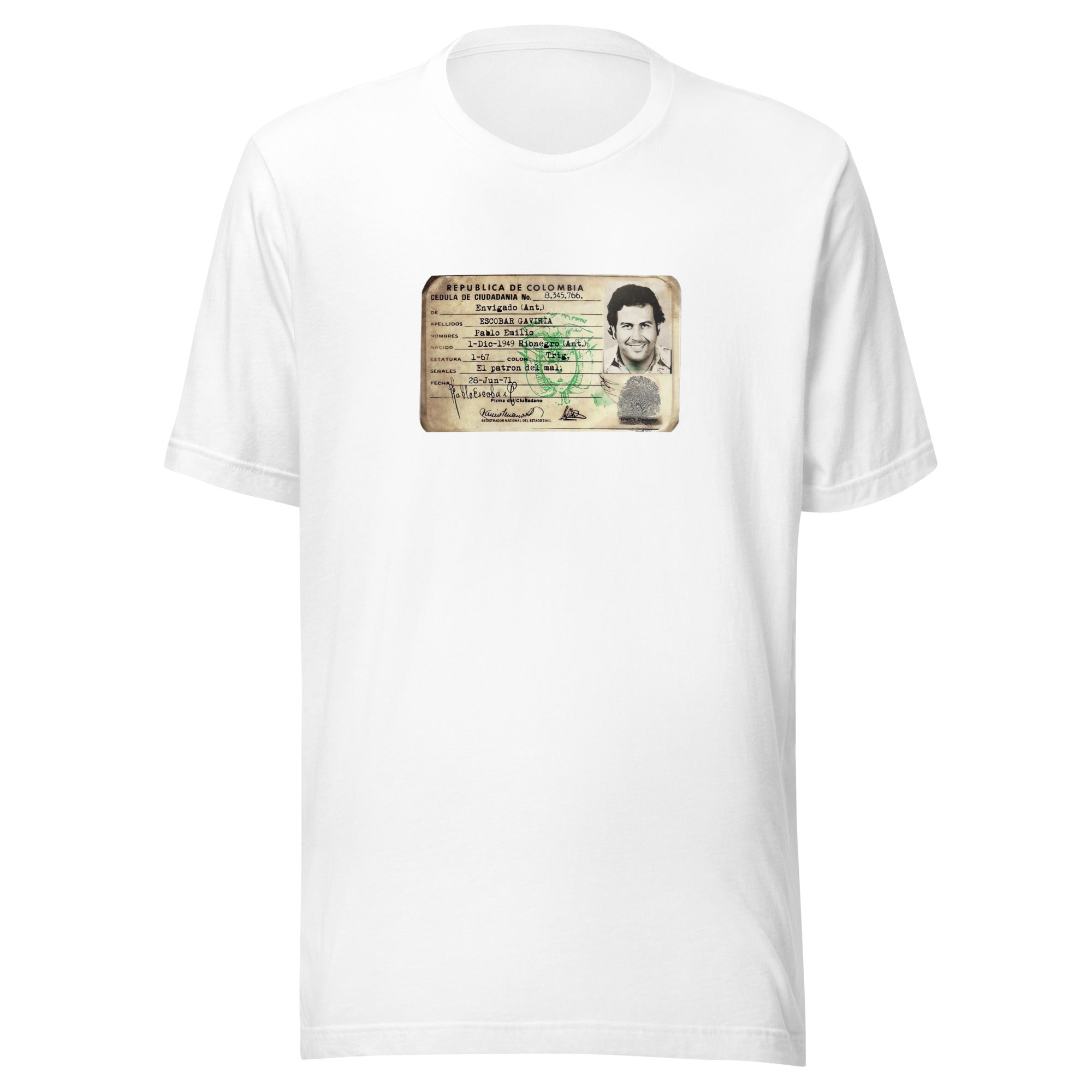 Pablo Escobar DNI — Pablo Escobar — LOSMIOS
